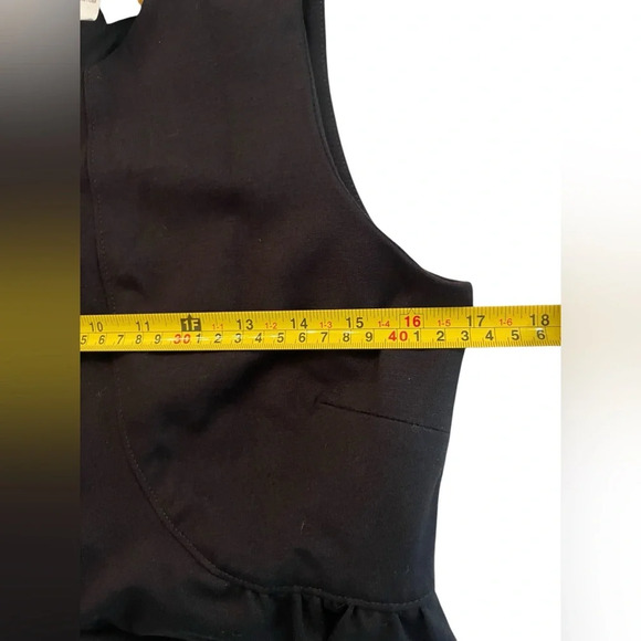 Rachel Pally Black Sleeveless Shift Dress Pockets Sz 4 - Picture 7 of 9